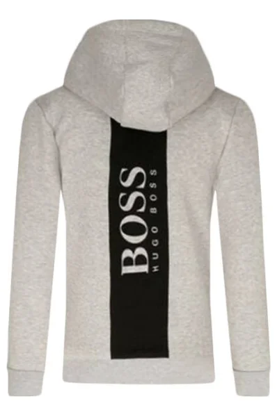 sweatshirt | regular fit BOSS Kidswear grau